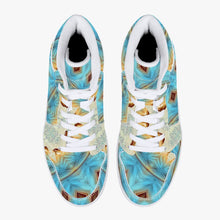 Afbeelding in Gallery-weergave laden, 209. High-Top Leather Sneakers - White / Black