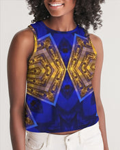 Afbeelding in Gallery-weergave laden, Lapiz Gold 1 Women&#39;s Cropped Tank