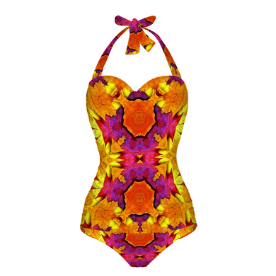 Fiera 1 Women's Halterneck One Piece Swimsuit