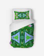 Afbeelding in Gallery-weergave laden, Green Batik 1 Twin Duvet Cover Set