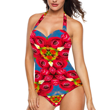Carica l&#39;immagine nel visualizzatore di Gallery, Amera 1 Women&#39;s Halterneck One Piece Swimsuit