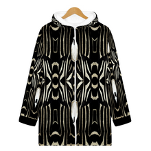 Load image into Gallery viewer, Custom Ladies Long Plush Thicker Hoody Zipper hoodie jacket [250g Flannel]