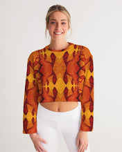 Carica l&#39;immagine nel visualizzatore di Gallery, fall2020_2 Women&#39;s Cropped Sweatshirt