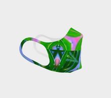 Afbeelding in Gallery-weergave laden, Green Pink Batik Poly Knit Mask