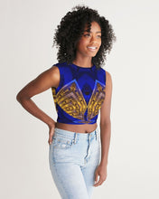 Afbeelding in Gallery-weergave laden, Lapiz Gold 1 Women&#39;s Twist-Front Tank