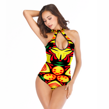 Afbeelding in Gallery-weergave laden, Tropi 1  Halterneck Openback Swimsuit