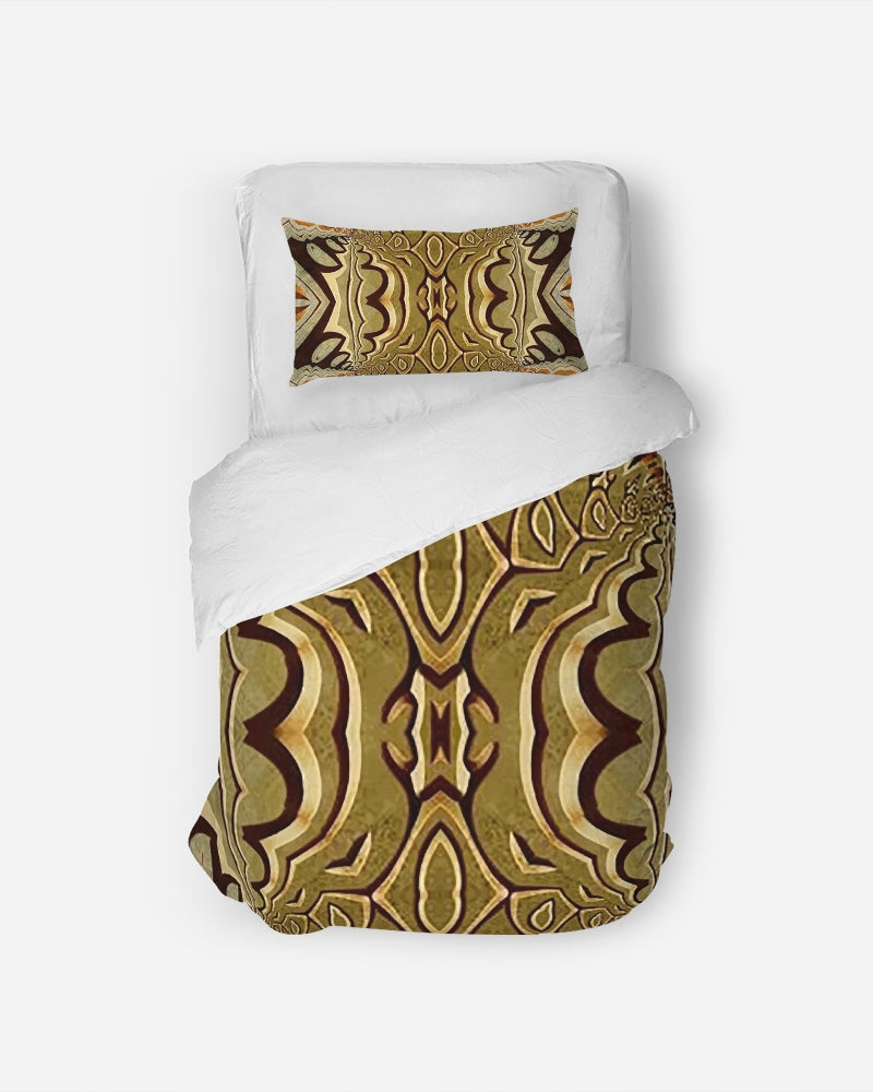 Wood Gold 2 Twin Duvet Cover Set