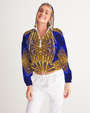 Afbeelding in Gallery-weergave laden, Lapiz Gold 1 Women&#39;s Cropped Windbreaker
