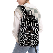 Load image into Gallery viewer, BW 1 Custom Bag All Over Print Backpack Travel Backpack 17.3&quot; x 10.2&quot; x 5.9&quot;