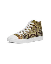 Afbeelding in Gallery-weergave laden, Wood Gold 2 Women&#39;s Hightop Canvas Shoe