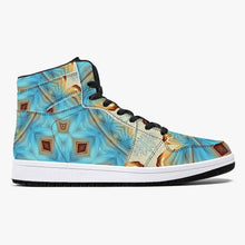 Afbeelding in Gallery-weergave laden, 209. High-Top Leather Sneakers - White / Black