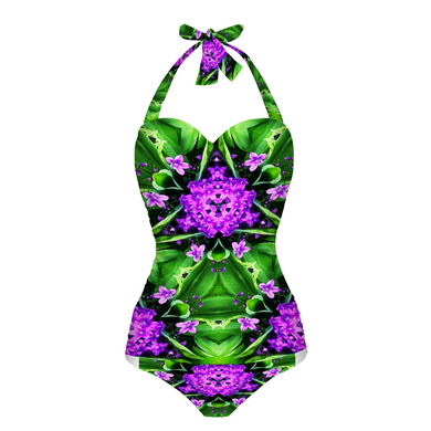 Violeta 2 Women's Halterneck One Piece Swimsuit