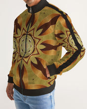Afbeelding in Gallery-weergave laden, Wood Gold 1 Men&#39;s Stripe-Sleeve Track Jacket
