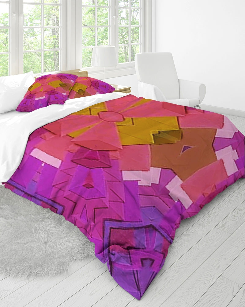 Origami 2 Queen Duvet Cover Set