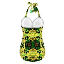 Afbeelding in Gallery-weergave laden, Ganjija 11 Women&#39;s Halterneck One Piece Swimsuit