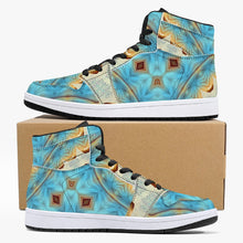 Afbeelding in Gallery-weergave laden, 209. High-Top Leather Sneakers - White / Black