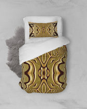 Cargar imagen en el visor de la galería, Wood Gold 2 Twin Duvet Cover Set