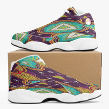 Afbeelding in Gallery-weergave laden, 243. High-Top Leather Basketball Sneakers - White