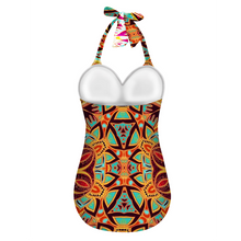 Load image into Gallery viewer, Anielle 4 Women&#39;s Halterneck One Piece Swimsuit