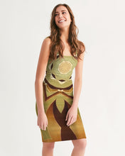 Afbeelding in Gallery-weergave laden, Wood Gold 1 Women&#39;s Midi Bodycon Dress