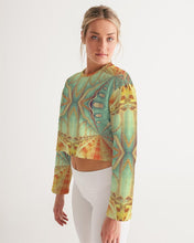 Carica l&#39;immagine nel visualizzatore di Gallery, ostara24 Women&#39;s Cropped Sweatshirt