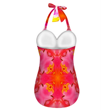 Afbeelding in Gallery-weergave laden, Reina 2 Women&#39;s Halterneck One Piece Swimsuit