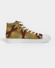 Afbeelding in Gallery-weergave laden, Wood Gold 1 Women&#39;s Hightop Canvas Shoe