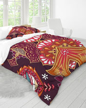 Cargar imagen en el visor de la galería, Temple 1 Queen Duvet Cover Set