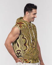Afbeelding in Gallery-weergave laden, Wood Gold 2 Men&#39;s Premium Heavyweight Sleeveless Hoodie