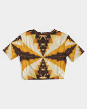 Afbeelding in Gallery-weergave laden, Melange 1 Women&#39;s Twist-Front Cropped Tee