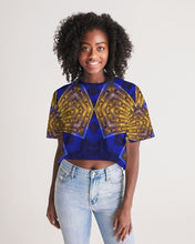 Afbeelding in Gallery-weergave laden, Lapiz Gold 1 Women&#39;s Lounge Cropped Tee