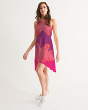 Afbeelding in Gallery-weergave laden, abstract22 Women&#39;s High-Low Halter Dress