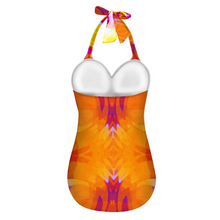 Afbeelding in Gallery-weergave laden, Leila 3 Women&#39;s Halterneck One Piece Swimsuit