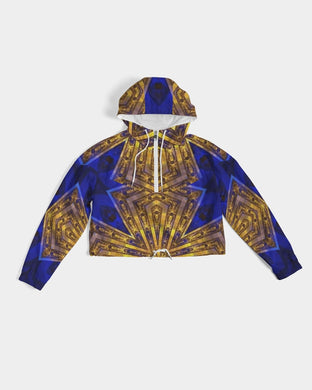 Lapiz Gold 1 Women's Cropped Windbreaker