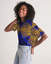 Afbeelding in Gallery-weergave laden, Lapiz Gold 1 Women&#39;s Lounge Cropped Tee