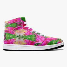 Indlæs billede til gallerivisning 209. High-Top Leather Sneakers - White / Black