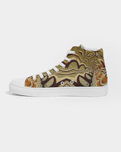 Afbeelding in Gallery-weergave laden, Wood Gold 2 Women&#39;s Hightop Canvas Shoe