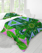 Afbeelding in Gallery-weergave laden, Green Batik 1 Queen Duvet Cover Set