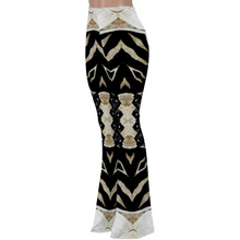 Carica l&#39;immagine nel visualizzatore di Gallery, Funkee1 Women&#39;s Print Stretch Bell Bottom Flare Pants Trousers