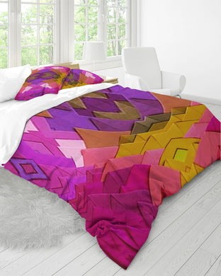 Origami 1 Queen Duvet Cover Set