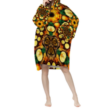 Load image into Gallery viewer, Prosperity 1 Hooded Lounger Long Hoodie Pajamas Sherpa Hooded Blanket