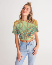 Carica l&#39;immagine nel visualizzatore di Gallery, ostara24 Women&#39;s Twist-Front Cropped Tee