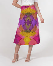 Afbeelding in Gallery-weergave laden, Origami 1 Women&#39;s A-Line Midi Skirt