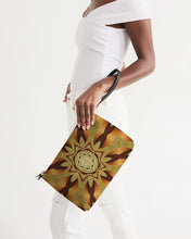 Load image into Gallery viewer, Wood Gold 1 Daily Zip Pouch