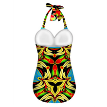 Carica l&#39;immagine nel visualizzatore di Gallery, Fiesta 3 Women&#39;s Halterneck One Piece Swimsuit