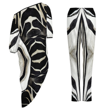 Load image into Gallery viewer, MC 3 Custom Women&#39;s Casual Two Piece Set Diagonal Shoulder Top &amp; Pants