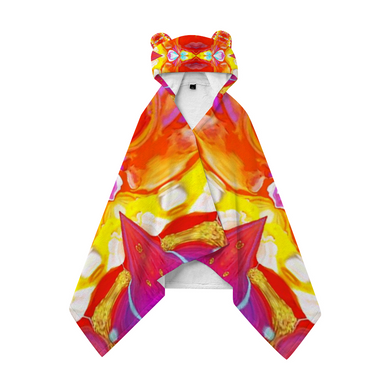 Custom Unisex Cat Ears Fashion Hooded Cloak Short Hooded Cape