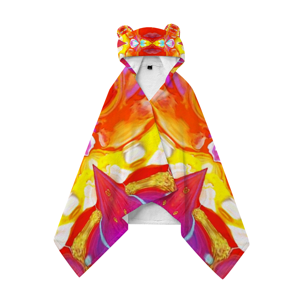 Custom Unisex Cat Ears Fashion Hooded Cloak Short Hooded Cape