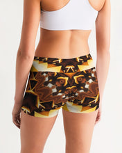 Afbeelding in Gallery-weergave laden, Melange 1 Women&#39;s Mid-Rise Yoga Shorts