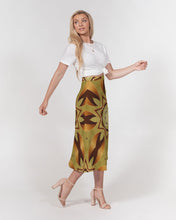 Afbeelding in Gallery-weergave laden, Wood Gold 1 Women&#39;s A-Line Midi Skirt